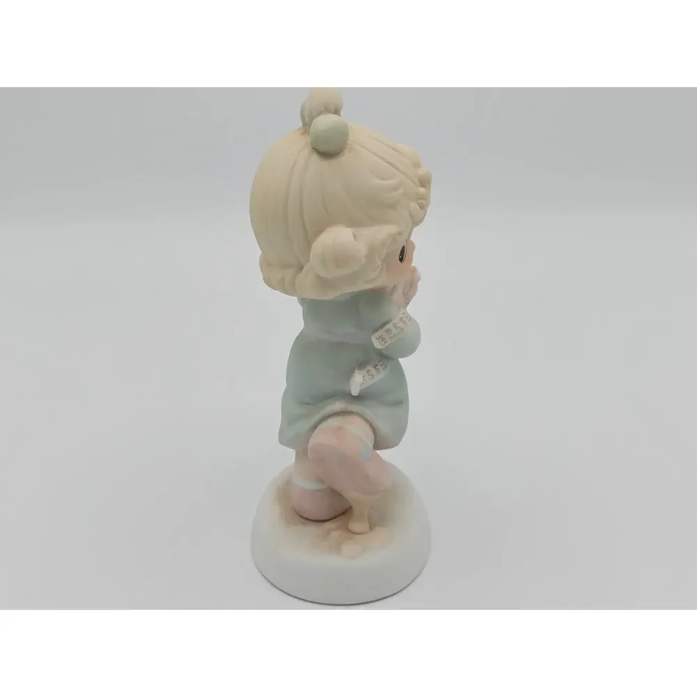 Precious Moments Lord Help Me Stick To My Job Figurine 521450 1989 Enesco USA